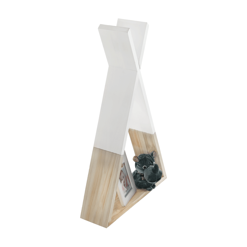 Casa si Gradina - Mobilier - Biblioteci si rafturi - Rafturi - Raft pentru copii, alb / natural, JOLI - Infinity.ro