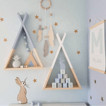 Casa si Gradina - Mobilier - Biblioteci si rafturi - Rafturi - Raft pentru copii, alb / natural, JOLI - Infinity.ro