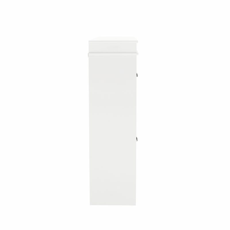 Casa si Gradina - Mobilier - Dulapuri si sifoniere - Dulapuri pantofi - Pantofar, 2 compartimente, gri/alb, SEBER TYP 5 - Infinity.ro