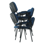 Casa si Gradina - Mobilier - Scaune si fotolii - Scaune - Scau de birou, albastru inchis, ISO ECO - Infinity.ro