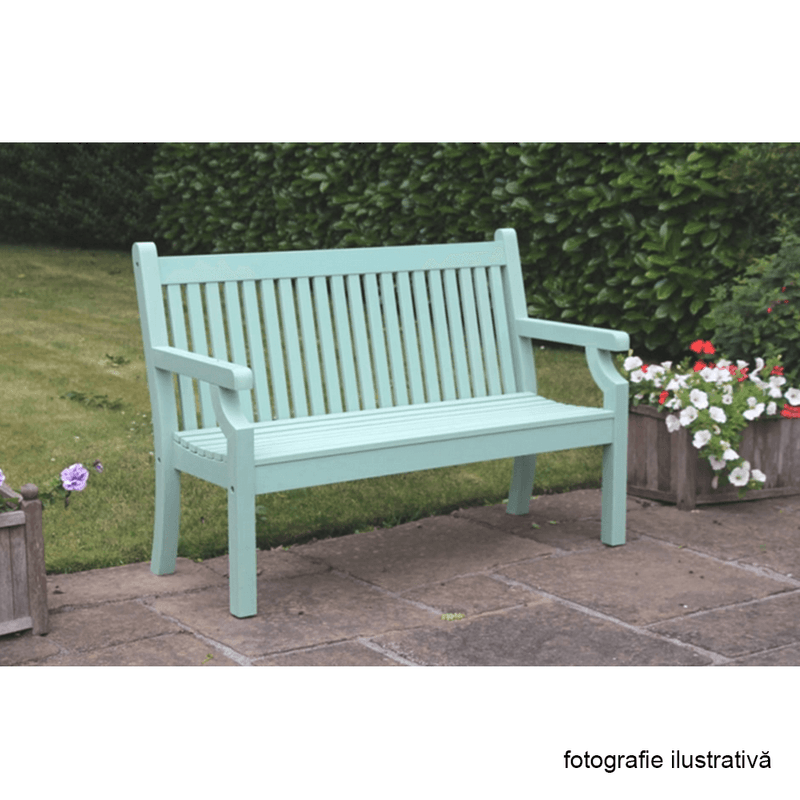 Casa si Gradina - Gradina si terasa - Mobilier exterior - Bancute de gradina - Banca de gradina din lemn, neo menta, 150 cm, KOLNA - Infinity.ro