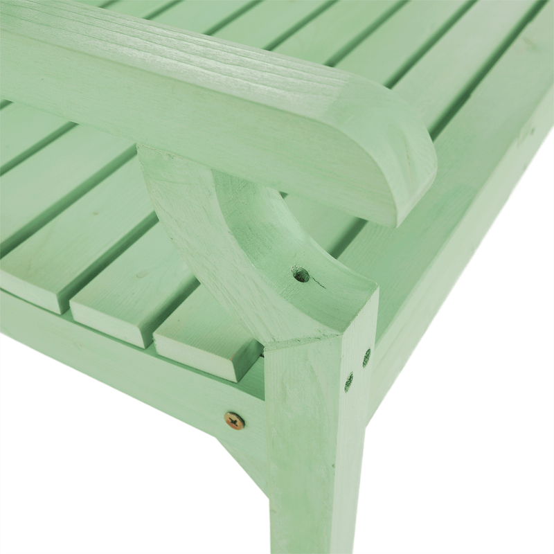 Casa si Gradina - Gradina si terasa - Mobilier exterior - Bancute de gradina - Banca de gradina din lemn, neo menta, 150 cm, KOLNA - Infinity.ro