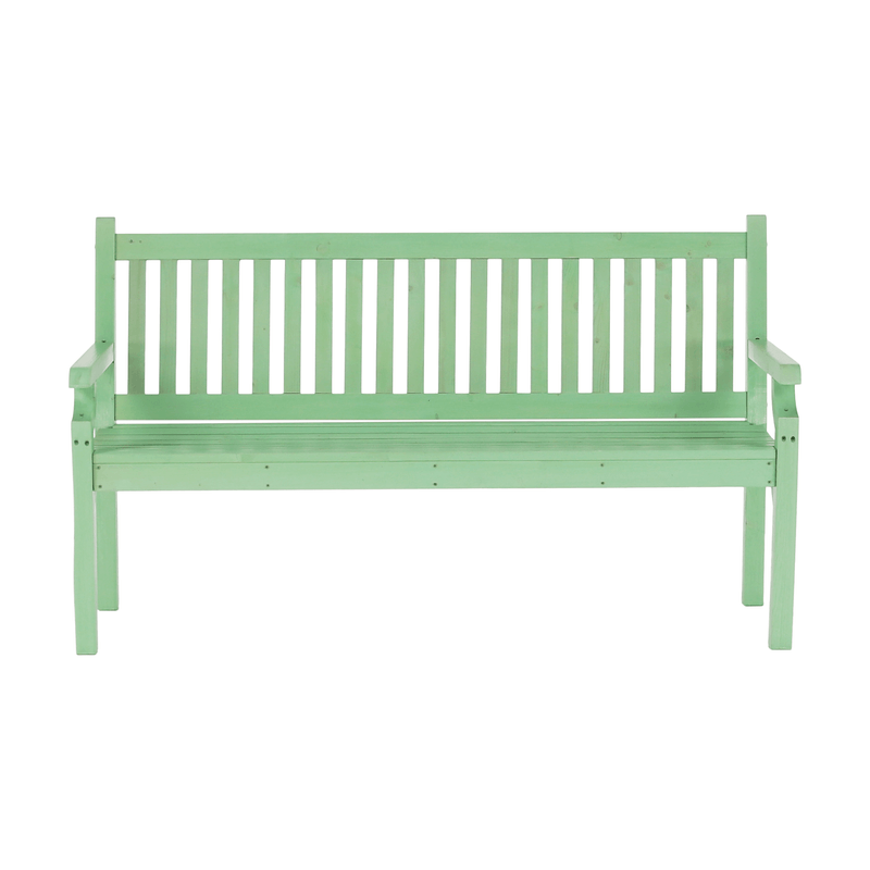 Casa si Gradina - Gradina si terasa - Mobilier exterior - Bancute de gradina - Banca de gradina din lemn, neo menta, 150 cm, KOLNA - Infinity.ro