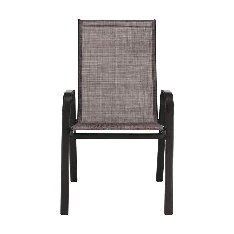 Casa si Gradina - Gradina si terasa - Mobilier exterior - Scaune si sezlonguri gradina - Scaun stivuibil, maro suvitat/maro, ALDERA - Infinity.ro