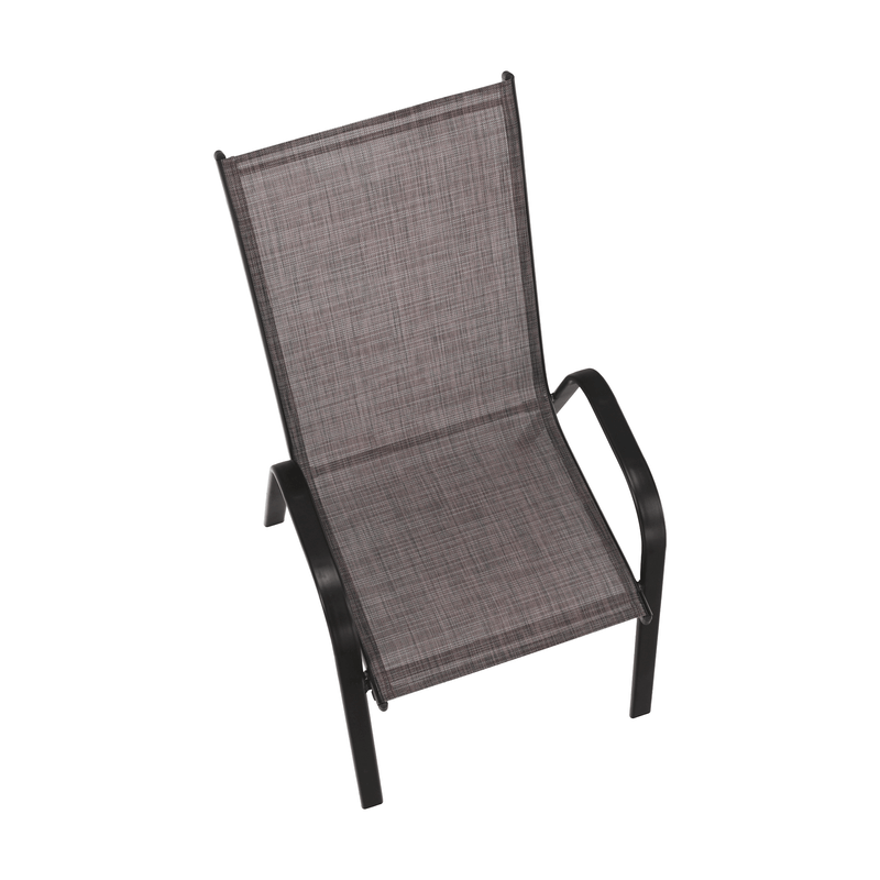 Casa si Gradina - Gradina si terasa - Mobilier exterior - Scaune si sezlonguri gradina - Scaun stivuibil, maro suvitat/maro, ALDERA - Infinity.ro