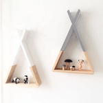 Casa si Gradina - Mobilier - Biblioteci si rafturi - Rafturi - Raft pentru copii, gri / natural, JOLI - Infinity.ro