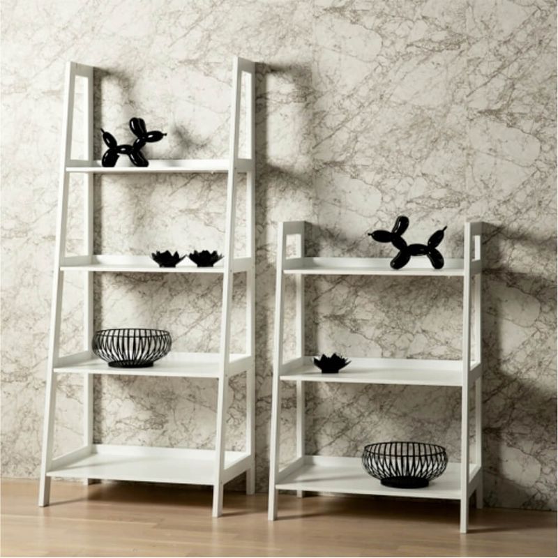Casa si Gradina - Mobilier - Biblioteci si rafturi - Rafturi - Etajera cu 5 rafturi, alb, REON TYP 3 - Infinity.ro
