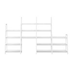 Casa si Gradina - Mobilier - Biblioteci si rafturi - Rafturi - Etajera cu 5 rafturi, alb, REON TYP 3 - Infinity.ro