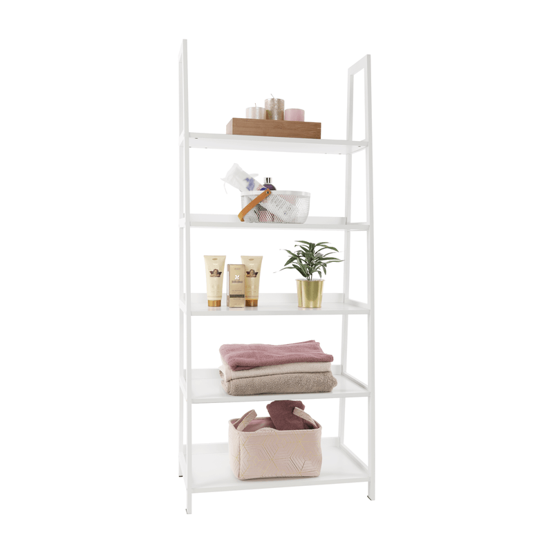 Casa si Gradina - Mobilier - Biblioteci si rafturi - Rafturi - Etajera cu 5 rafturi, alb, REON TYP 3 - Infinity.ro