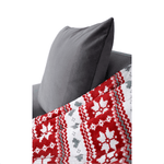 Casa si Gradina - Textile si covoare - Pături și cuverturi - Pături - Patura cu doua fete imitatie miel, model de iarna, 150x200, SAMANTE - Infinity.ro