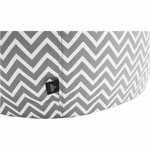 Casa si Gradina - Mobilier - Scaune si fotolii - Fotolii - Fotoliu tip sac, gri/alb/model zig-zag, GOMBY - Infinity.ro