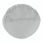 Casa si Gradina - Mobilier - Scaune si fotolii - Fotolii - Fotoliu tip sac, gri/alb/model zig-zag, GOMBY - Infinity.ro