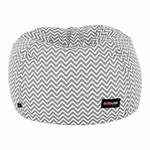 Casa si Gradina - Mobilier - Scaune si fotolii - Fotolii - Fotoliu tip sac, gri/alb/model zig-zag, GOMBY - Infinity.ro