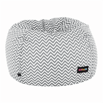 Casa si Gradina - Mobilier - Scaune si fotolii - Fotolii - Fotoliu tip sac, gri/alb/model zig-zag, GOMBY - Infinity.ro