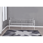 Casa si Gradina - Mobilier - Paturi si accesorii - Paturi - Pat din metal - de o persoana, alb, 90x200, ROZALI - Infinity.ro