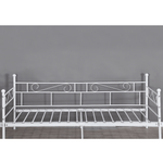 Casa si Gradina - Mobilier - Paturi si accesorii - Paturi - Pat din metal - de o persoana, alb, 90x200, ROZALI - Infinity.ro