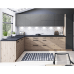 Casa si Gradina - Mobilier - Dulapuri si sifoniere - Dulapuri - Dulap superior, stejar artizanal / gri mat, LANGEN N60 - Infinity.ro