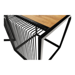 Casa si Gradina - Mobilier - Mese si birouri - Masute de cafea - Set a doua masute de cafea, stejar/negru, RIMBO - Infinity.ro