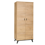 Casa si Gradina - Mobilier - Dulapuri si sifoniere - Dulapuri - Dulap Cuier, lefkas de stejar / negru, SIRAN TYPE 1 - Infinity.ro