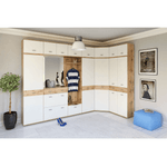 Casa si Gradina - Mobilier - Dulapuri si sifoniere - Dulapuri pantofi - Pantofar TIP 7, stejar wotan/alb, CYRIL - Infinity.ro