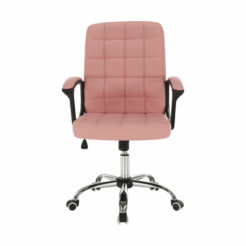 Casa si Gradina - Mobilier - Scaune si fotolii - Fotolii - Fotoliu de birou, piele ecologica roz RULIS - Infinity.ro