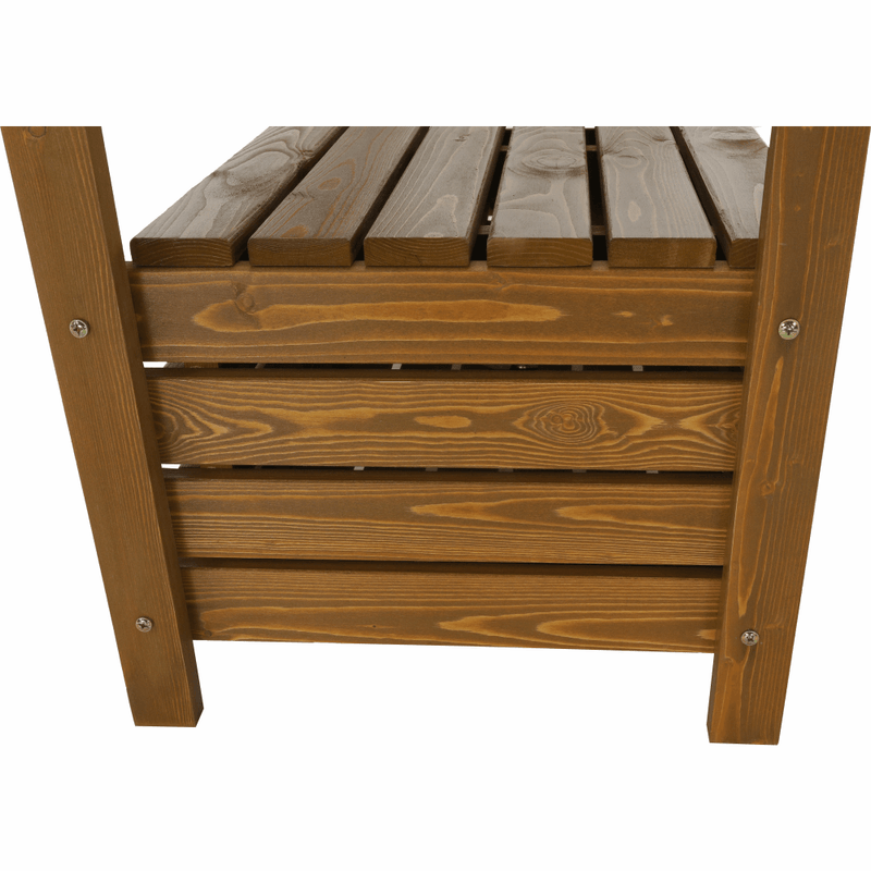 Casa si Gradina - Gradina si terasa - Mobilier exterior - Bancute de gradina - Banca de gradina, maro, 150cm, AMULA - Infinity.ro