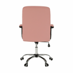 Casa si Gradina - Mobilier - Scaune si fotolii - Fotolii - Fotoliu de birou, piele ecologica roz RULIS - Infinity.ro