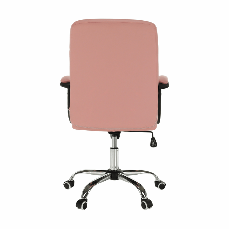 Casa si Gradina - Mobilier - Scaune si fotolii - Fotolii - Fotoliu de birou, piele ecologica roz RULIS - Infinity.ro