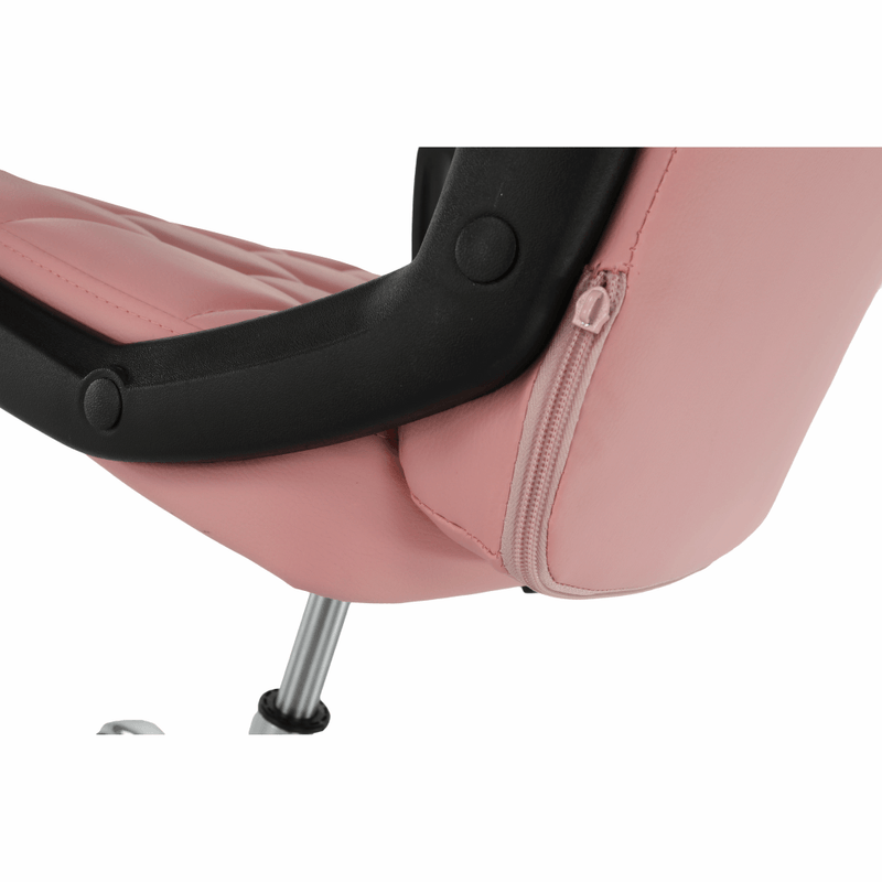 Casa si Gradina - Mobilier - Scaune si fotolii - Fotolii - Fotoliu de birou, piele ecologica roz RULIS - Infinity.ro