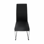 Casa si Gradina - Mobilier - Scaune si fotolii - Scaune - Scaun dining, negru / crom, VATENA - Infinity.ro