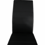 Casa si Gradina - Mobilier - Scaune si fotolii - Scaune - Scaun dining, negru / crom, VATENA - Infinity.ro