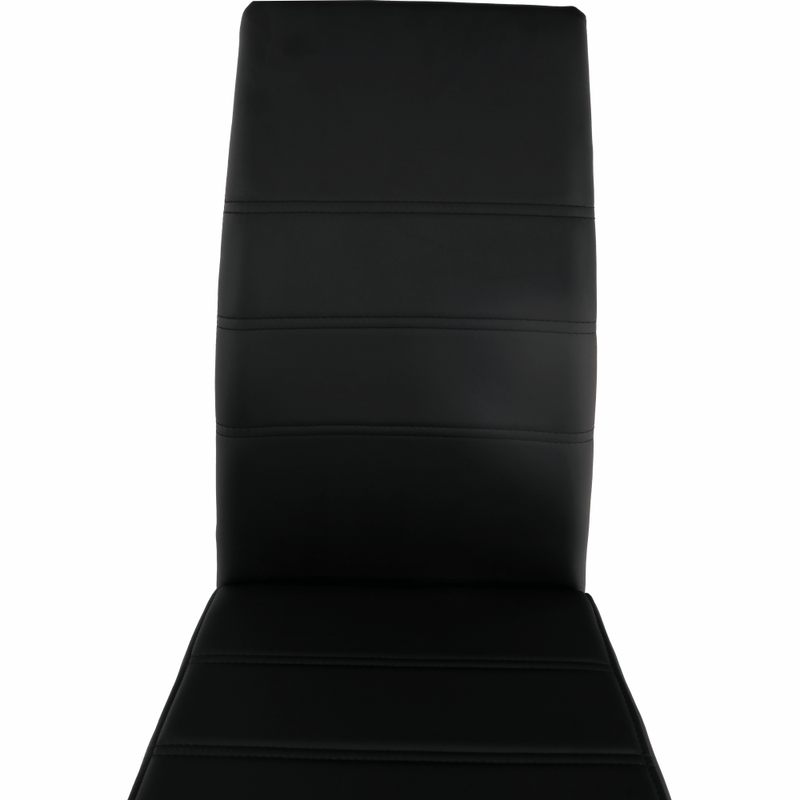 Casa si Gradina - Mobilier - Scaune si fotolii - Scaune - Scaun dining, negru / crom, VATENA - Infinity.ro