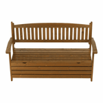 Casa si Gradina - Gradina si terasa - Mobilier exterior - Bancute de gradina - Banca de gradina, maro, 150cm, AMULA - Infinity.ro