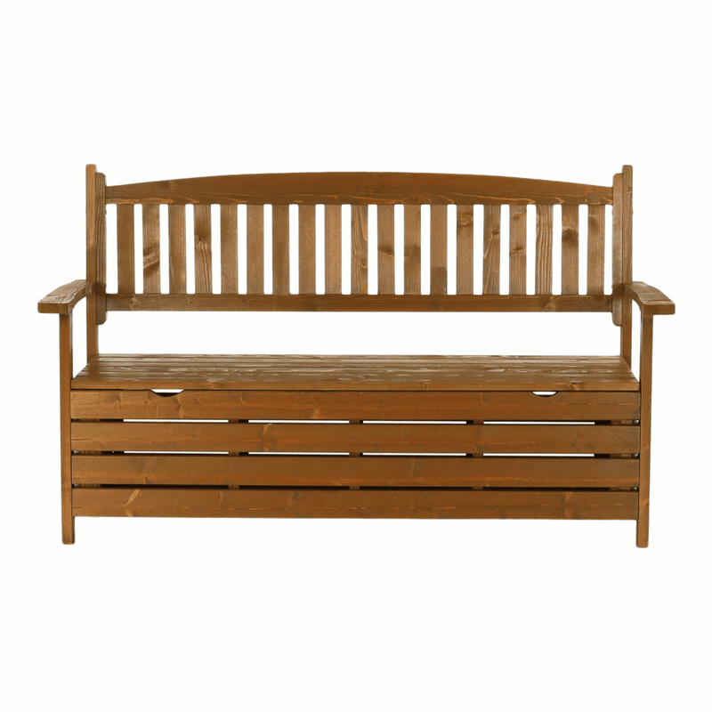 Casa si Gradina - Gradina si terasa - Mobilier exterior - Bancute de gradina - Banca de gradina, maro, 150cm, AMULA - Infinity.ro