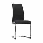 Casa si Gradina - Mobilier - Scaune si fotolii - Scaune - Scaun dining, negru / crom, VATENA - Infinity.ro