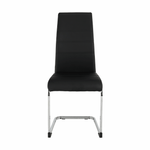 Casa si Gradina - Mobilier - Scaune si fotolii - Scaune - Scaun dining, negru / crom, VATENA - Infinity.ro