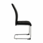 Casa si Gradina - Mobilier - Scaune si fotolii - Scaune - Scaun dining, negru / crom, VATENA - Infinity.ro