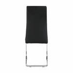Casa si Gradina - Mobilier - Scaune si fotolii - Scaune - Scaun dining, negru / crom, VATENA - Infinity.ro