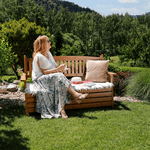 Casa si Gradina - Gradina si terasa - Mobilier exterior - Bancute de gradina - Banca de gradina, maro, 150cm, AMULA - Infinity.ro