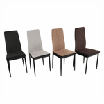 Casa si Gradina - Mobilier - Scaune si fotolii - Scaune - Scaun bucatarie, gri inchis/negru, ENRA - Infinity.ro
