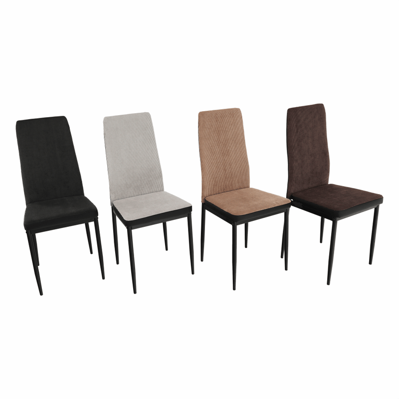 Casa si Gradina - Mobilier - Scaune si fotolii - Scaune - Scaun bucatarie, gri inchis/negru, ENRA - Infinity.ro