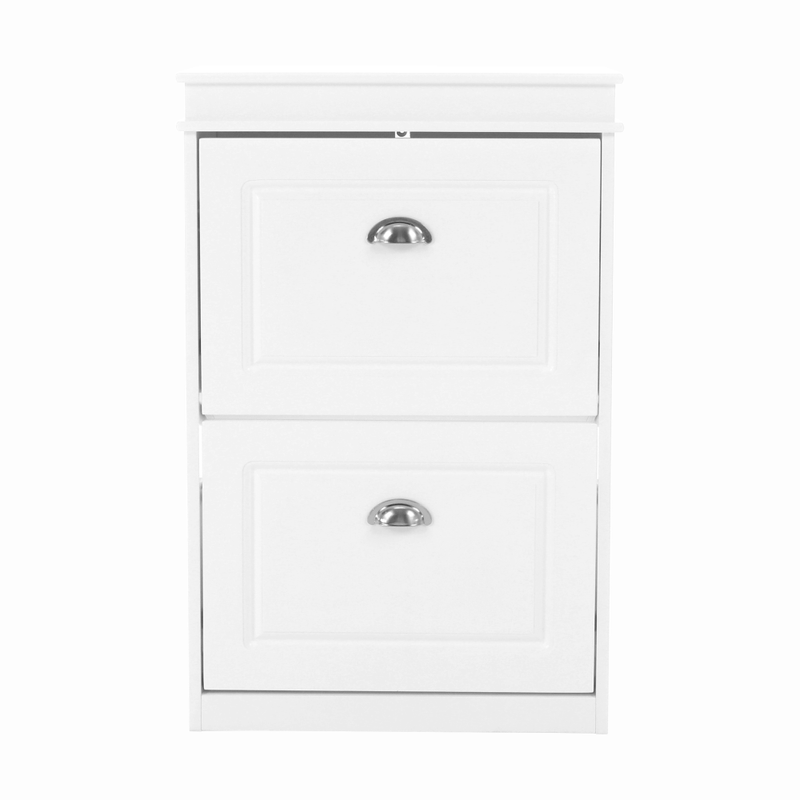 Casa si Gradina - Mobilier - Dulapuri si sifoniere - Dulapuri pantofi - Pantofar, 2 compartimente, alb, SEBER TYP 1 - Infinity.ro