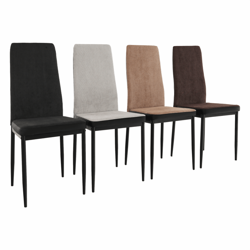 Casa si Gradina - Mobilier - Scaune si fotolii - Scaune - Scaun bucatarie, gri inchis/negru, ENRA - Infinity.ro
