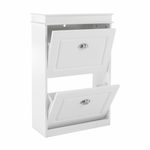 Casa si Gradina - Mobilier - Dulapuri si sifoniere - Dulapuri pantofi - Pantofar, 2 compartimente, alb, SEBER TYP 1 - Infinity.ro