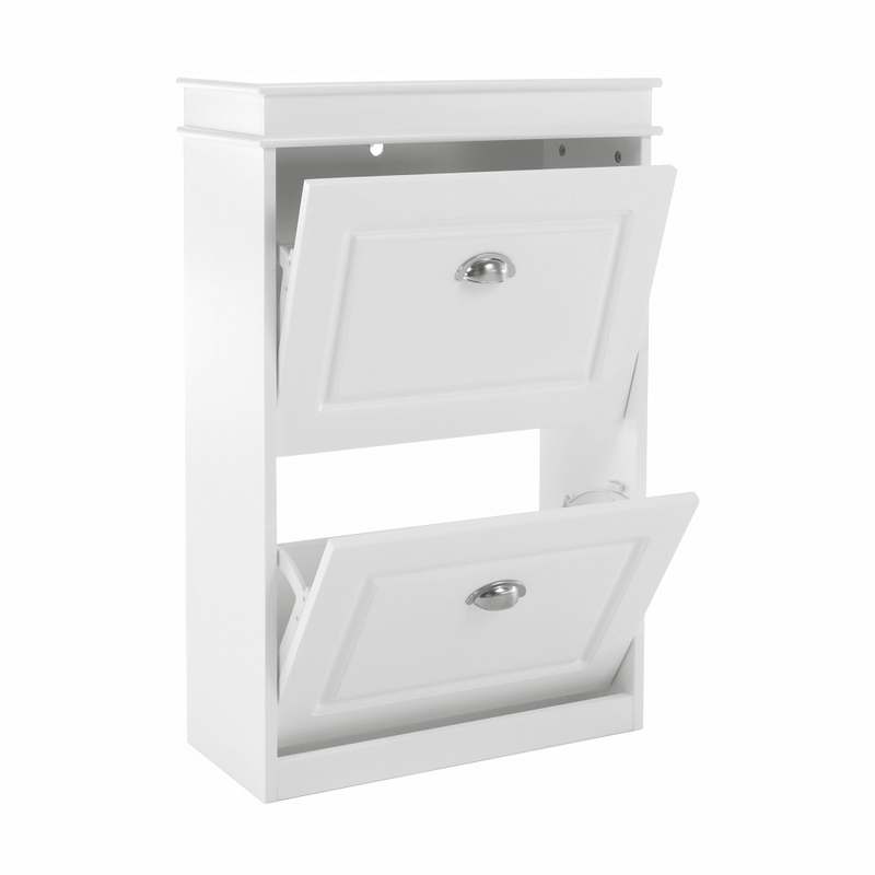 Casa si Gradina - Mobilier - Dulapuri si sifoniere - Dulapuri pantofi - Pantofar, 2 compartimente, alb, SEBER TYP 1 - Infinity.ro