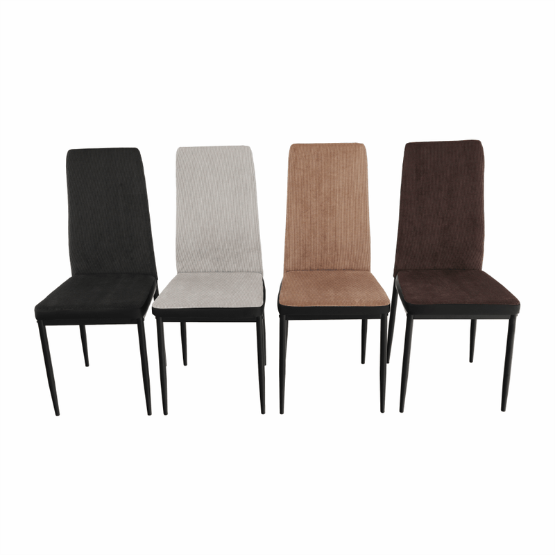 Casa si Gradina - Mobilier - Scaune si fotolii - Scaune - Scaun bucatarie, gri inchis/negru, ENRA - Infinity.ro