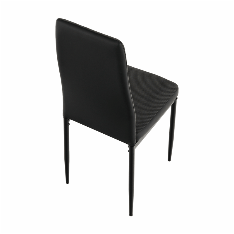 Casa si Gradina - Mobilier - Scaune si fotolii - Scaune - Scaun bucatarie, gri inchis/negru, ENRA - Infinity.ro