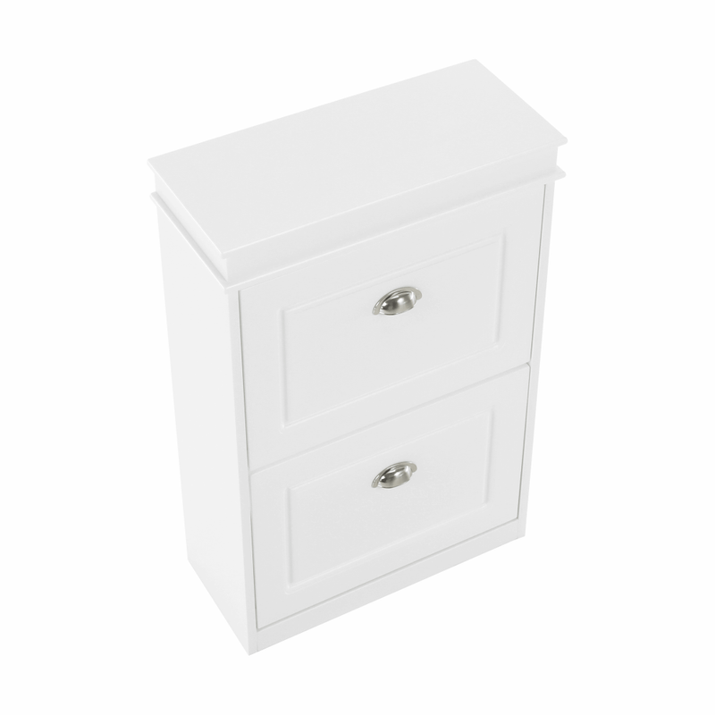 Casa si Gradina - Mobilier - Dulapuri si sifoniere - Dulapuri pantofi - Pantofar, 2 compartimente, alb, SEBER TYP 1 - Infinity.ro