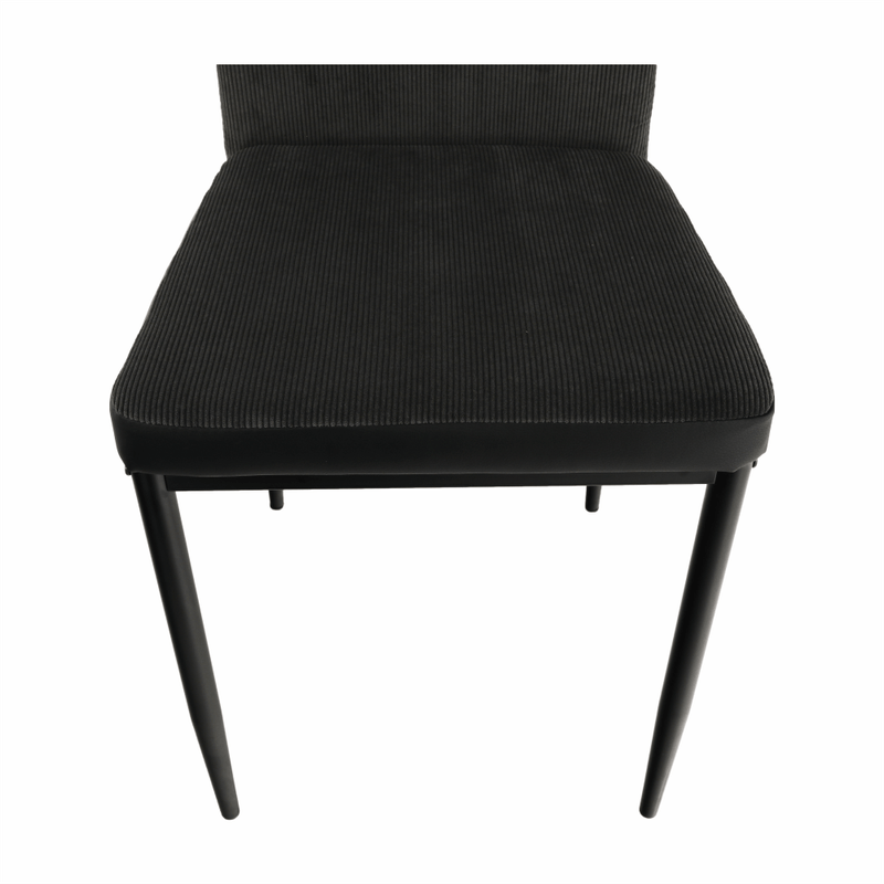 Casa si Gradina - Mobilier - Scaune si fotolii - Scaune - Scaun bucatarie, gri inchis/negru, ENRA - Infinity.ro