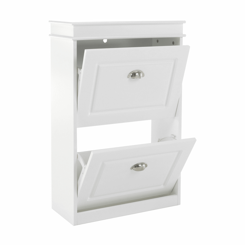 Casa si Gradina - Mobilier - Dulapuri si sifoniere - Dulapuri pantofi - Pantofar, 2 compartimente, alb, SEBER TYP 1 - Infinity.ro